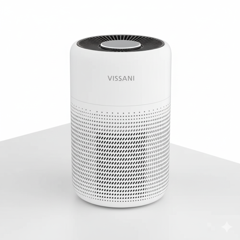 Vissani Air Purifier with Ambient Light and Programmable Timer